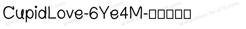 CupidLove-6Ye4M字体转换