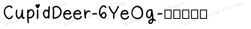 CupidDeer-6YeOg字体转换