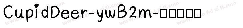 CupidDeer-ywB2m字体转换