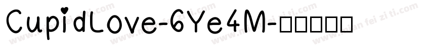 CupidLove-6Ye4M字体转换