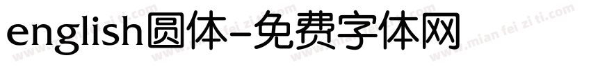 english圆体字体转换