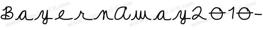 BayernAway2010字体转换