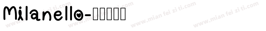 Milanello字体转换