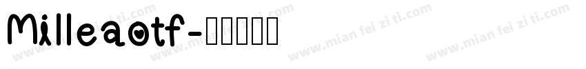 Milleaotf字体转换