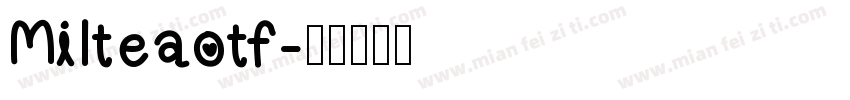 Milteaotf字体转换