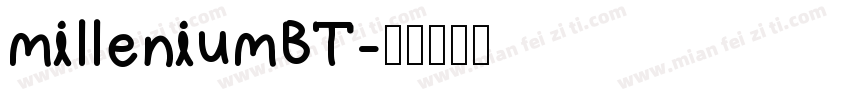 milleniumBT字体转换