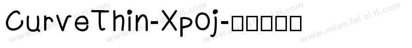 CurveThin-Xp0j字体转换