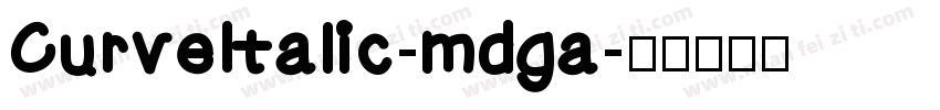 CurveItalic-mdga字体转换