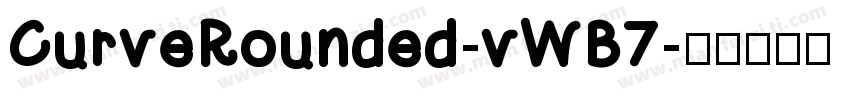 CurveRounded-vWB7字体转换