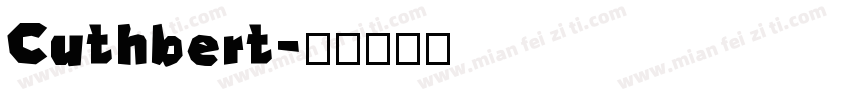 Cuthbert字体转换