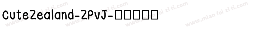 CuteZealand-ZPvJ字体转换