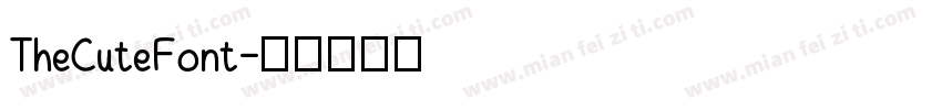 TheCuteFont字体转换