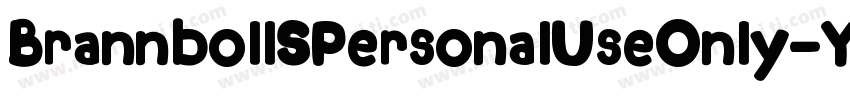 BrannbollSPersonalUseOnly-YW2v字体转换
