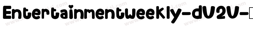 Entertainmentweekly-dV2V字体转换