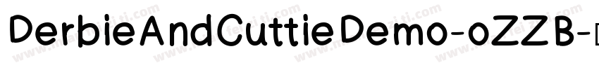 DerbieAndCuttieDemo-oZZB字体转换