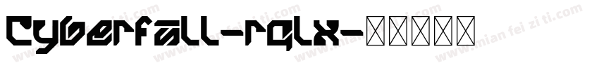 Cyberfall-rqlx字体转换