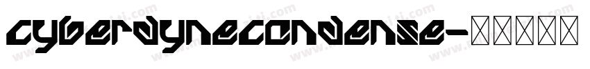 cyberdynecondense字体转换