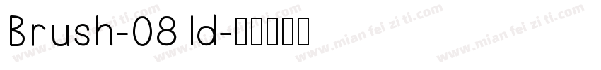 Brush-081d字体转换