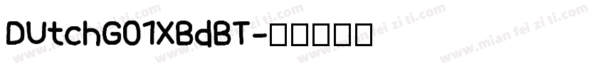 DUtchG01XBdBT字体转换