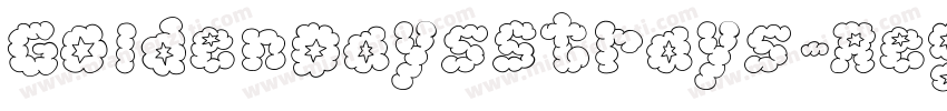 GoldenDaysStrays-Reg字体转换