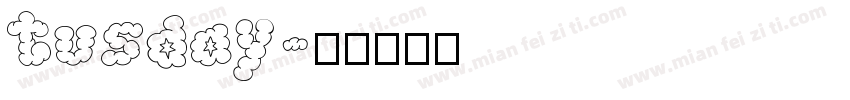 tusday字体转换