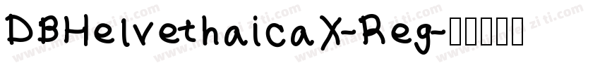 DBHelvethaicaX-Reg字体转换