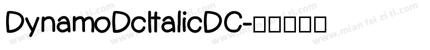 DynamoDcItalicDC字体转换