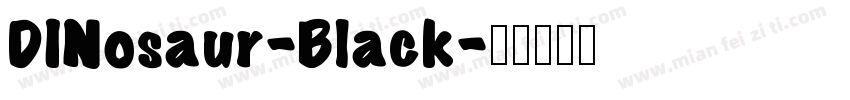 DINosaur-Black字体转换