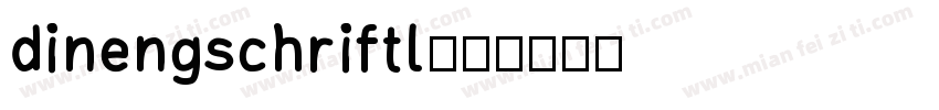 dinengschriftl字体转换