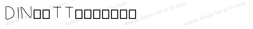 DIN-(TT)字体转换