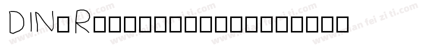 DIN-Regulartalic字体转换