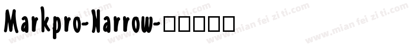 Markpro-Narrow字体转换