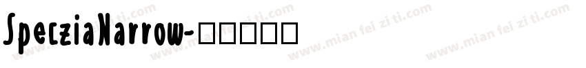 SpecziaNarrow字体转换