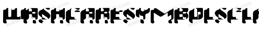 WashCareSymbolsClassicM54字体转换