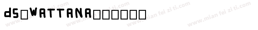 DS-Wattana字体转换
