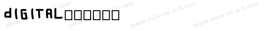 Digital字体转换
