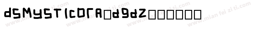 DsMysticora-d9dZ字体转换