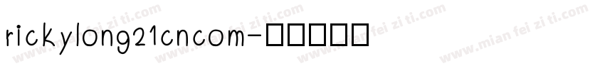 rickylong21cncom字体转换