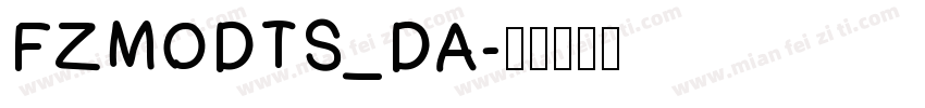 FZMODTS_DA字体转换