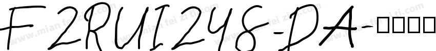 FZRUIZYS_DA字体转换