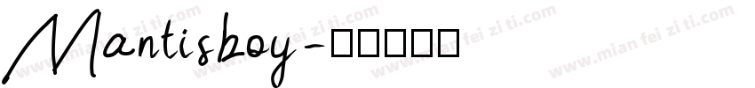 Mantisboy字体转换