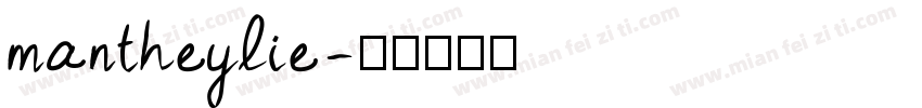 mantheylie字体转换