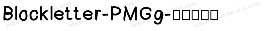 Blockletter-PMGg字体转换