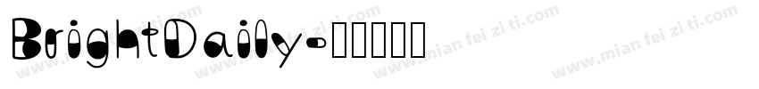 BrightDaily字体转换