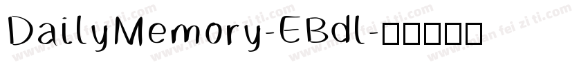 DailyMemory-EBdl字体转换