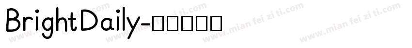 BrightDaily字体转换
