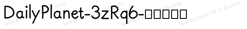 DailyPlanet-3zRq6字体转换