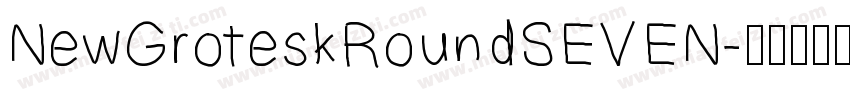 NewGroteskRoundSEVEN字体转换