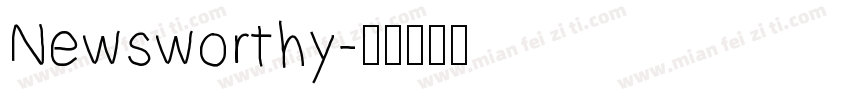 Newsworthy字体转换