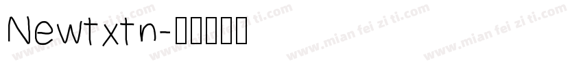 Newtxtn字体转换